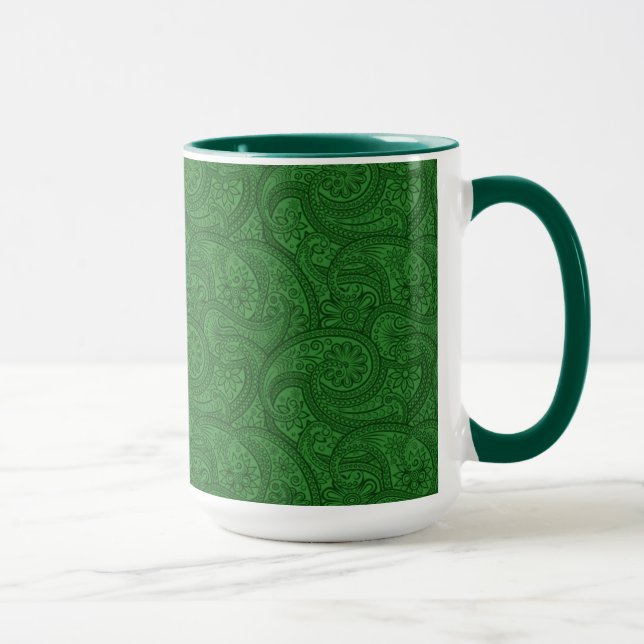Taza Green Paisley (Derecha)
