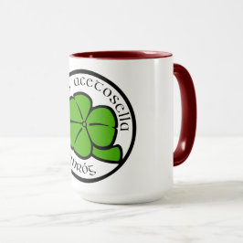 Taza Green Shamrock Saint Patrick's Day Floral Art