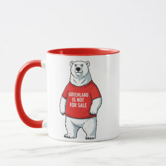 Taza Greenland Is Not For Sale Polar Bear 