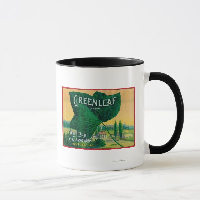 Taza Greenleaf Lemon LabelWhittier, CA (Derecha)