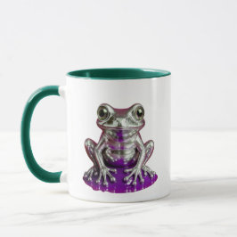 Taza grenouille figurine argent