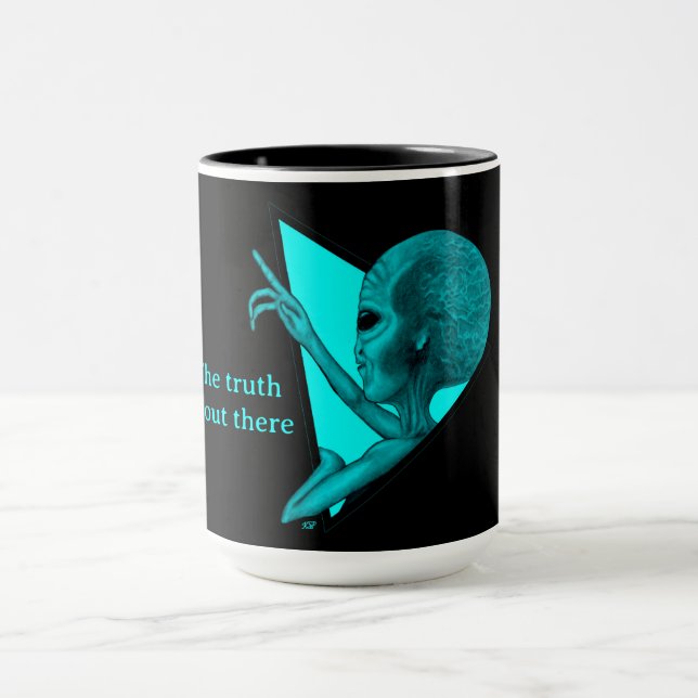 Taza Grey Alien, la verdad está ahí fuera (Centro)