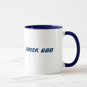 Taza griega de dios