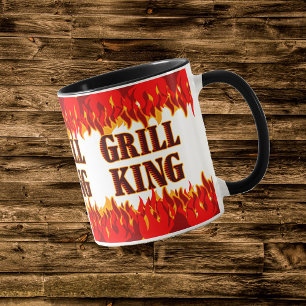 Taza Grill King Red Flama Chef's