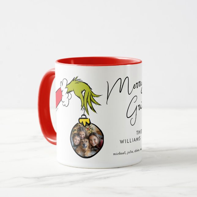 Taza Grinch | Adorno Personalizado (Anverso izquierdo)