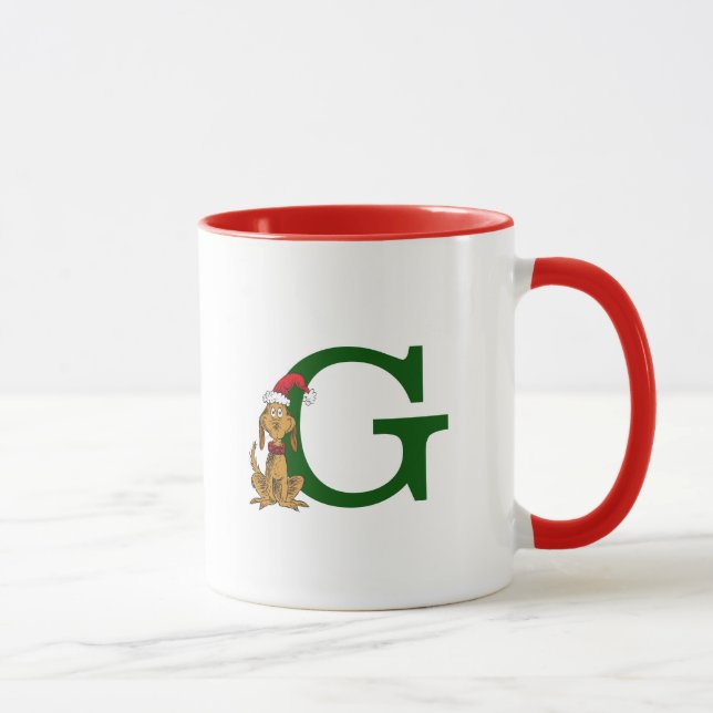 Taza Grinch Clásico Max | Monograma G (Derecha)