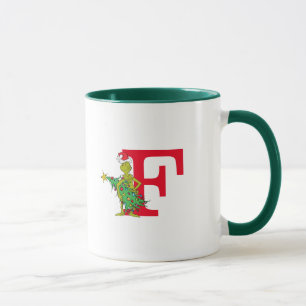 Taza Grinch Clásico   Monograma Travieso F