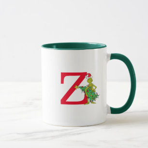 Taza Grinch clásico   Monograma travieso Z