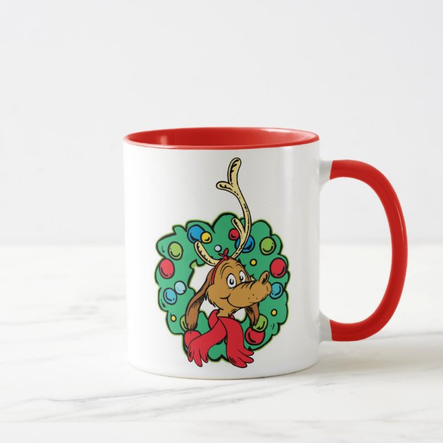 Taza Grinch | Corona de Navidad de Max (Derecha)