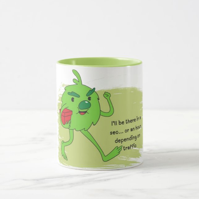 Taza Grinch Inspired Coffee Mug - Perfecto para travesu (Centro)