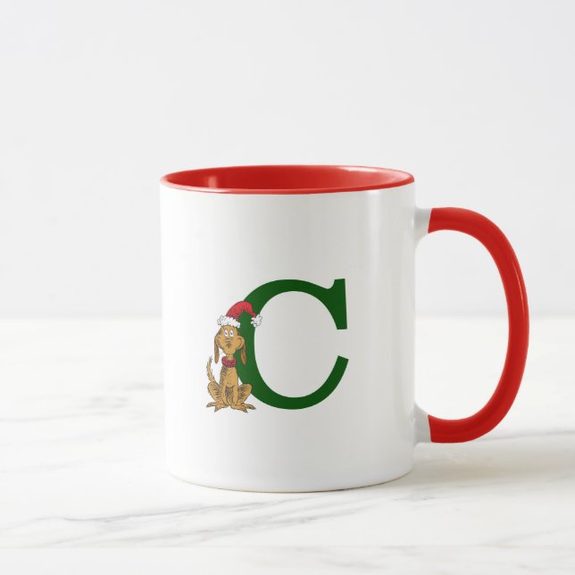 Taza Grinch Max clásico | Monograma C (Derecha)