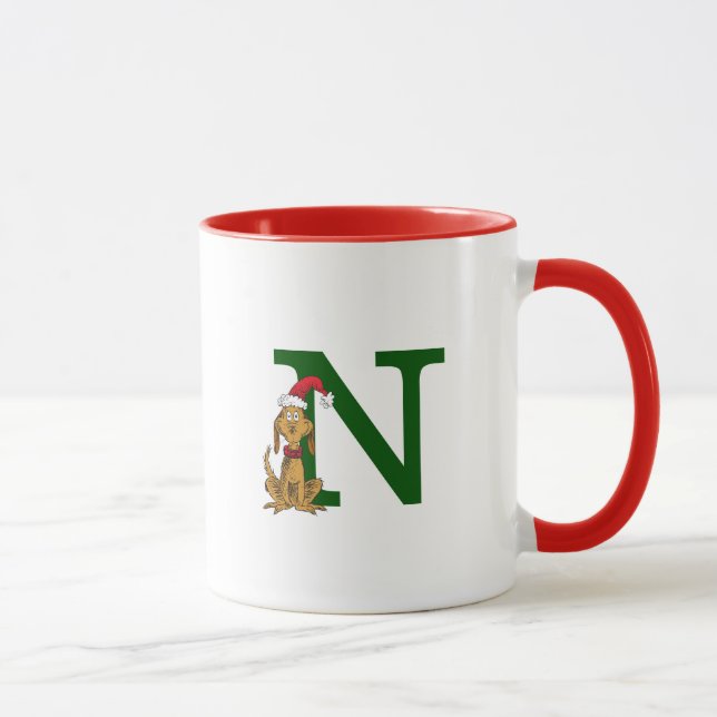 Taza Grinch Max clásico | Monograma N (Derecha)
