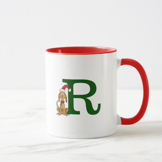 Taza Grinch Max clásico | Monograma R (Derecha)