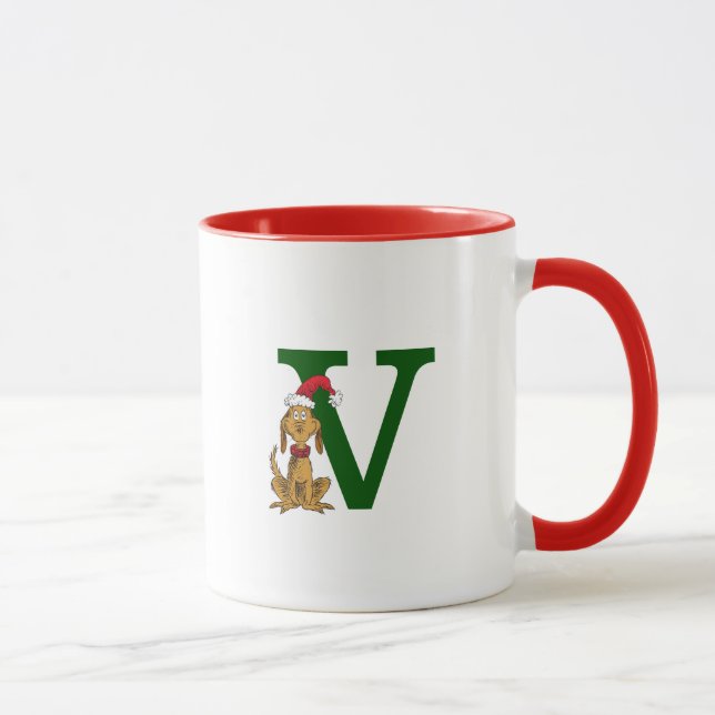 Taza Grinch Max clásico | Monograma V (Derecha)