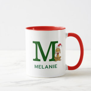 Taza Grinch Max clásico   Nombre y Monograma M