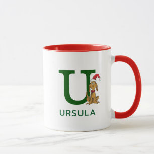Taza Grinch Max clásico   Nombre y Monograma U
