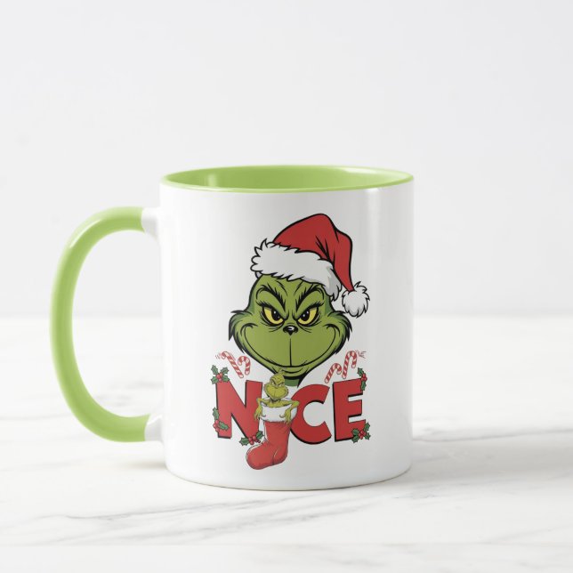 Taza Grinch Nice Christmas (Izquierda)