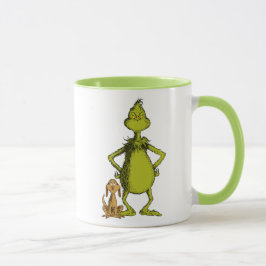 Taza Grinch | Postura de Max y Grinch