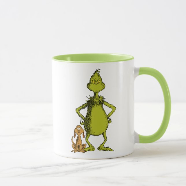 Taza Grinch | Postura de Max y Grinch (Derecha)