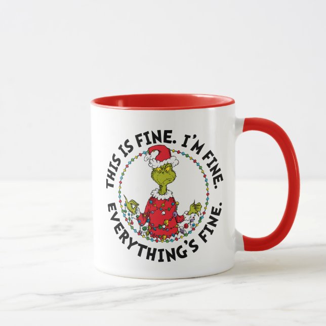 Taza Grinch | Todo está bien (Derecha)