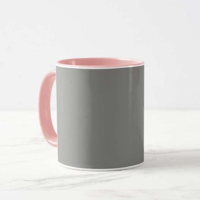 Taza Gris de la banda (color sólido) (Anverso izquierdo)
