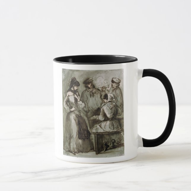 Taza Grisettes y trabajadores (Derecha)