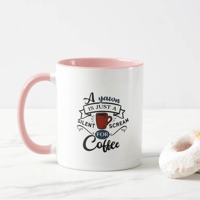 Taza Grito por café (Con donut)