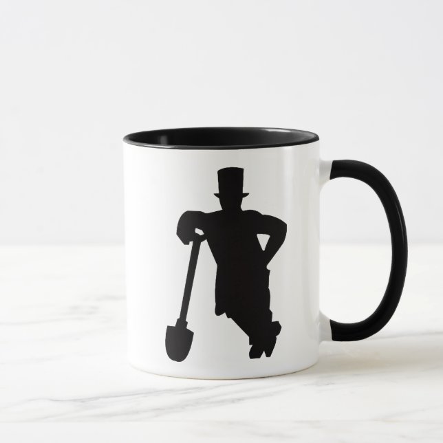 Taza Grobar sa Lopatom  (Derecha)