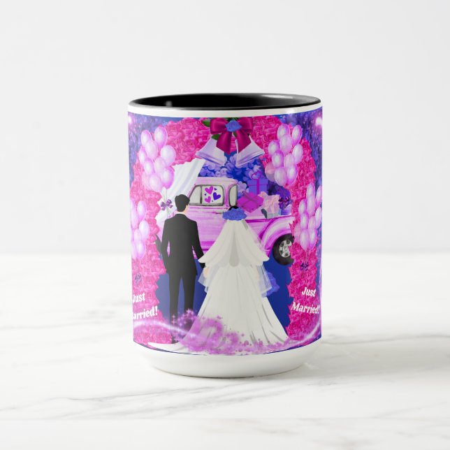 Taza Groom Bride Coffee Mug (Centro)