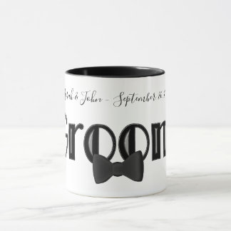 Taza Groom Cute Boda personalizado