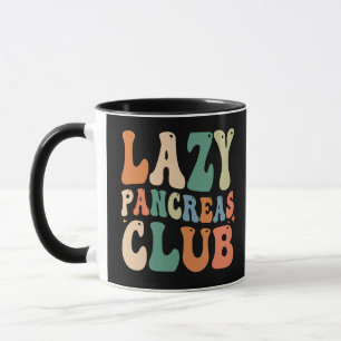 Taza Groovy Lazy Pancreas Club Diabetes Conciencia Grac
