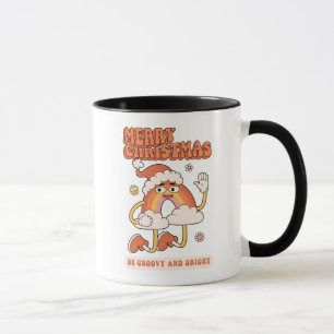 Taza Groovy Navidades arcoiris - Sean brillantes y merr