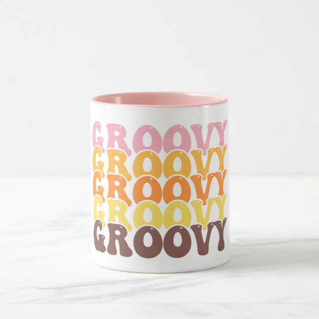 Taza Groovy Retro Coffee Mug (Centro)