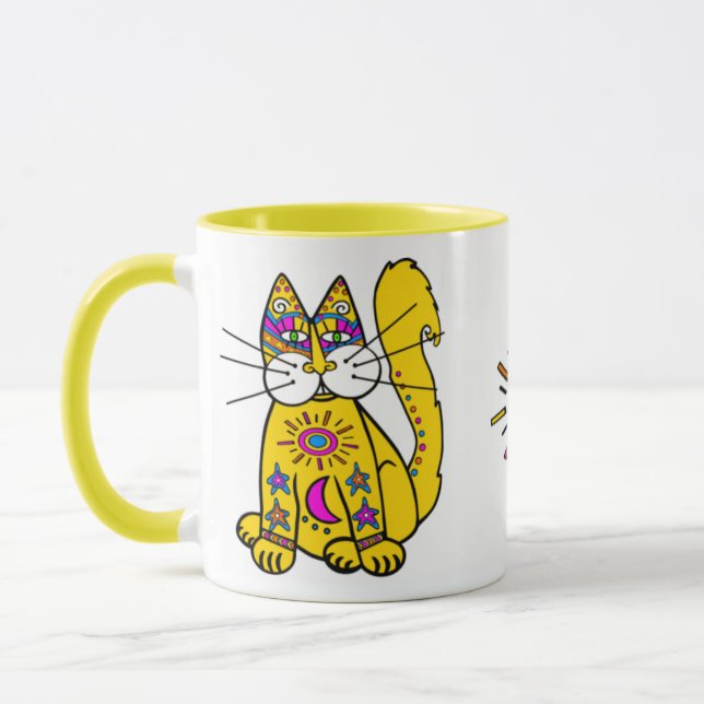 Taza Groovy Tat Cat Mug (Izquierda)