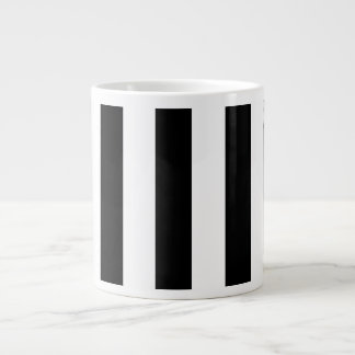 Taza gruesa del jumbo de las rayas verticales