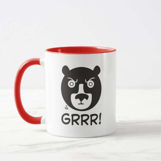 Taza Grumpy Black Bear Coffee Mug (Izquierda)