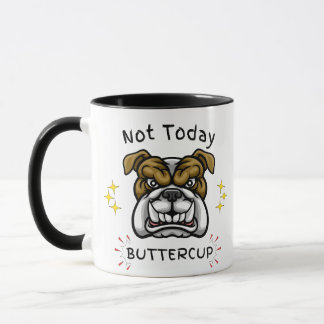 Taza Grumpy Bulldog Cup, Dog Lover Gift Idea, Pet Humor