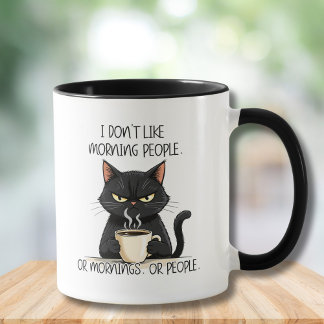 Taza Grumpy Cat No Le Gustan Las Personas Mañanera