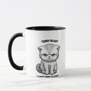 Taza Grumpy Introvertido Cat