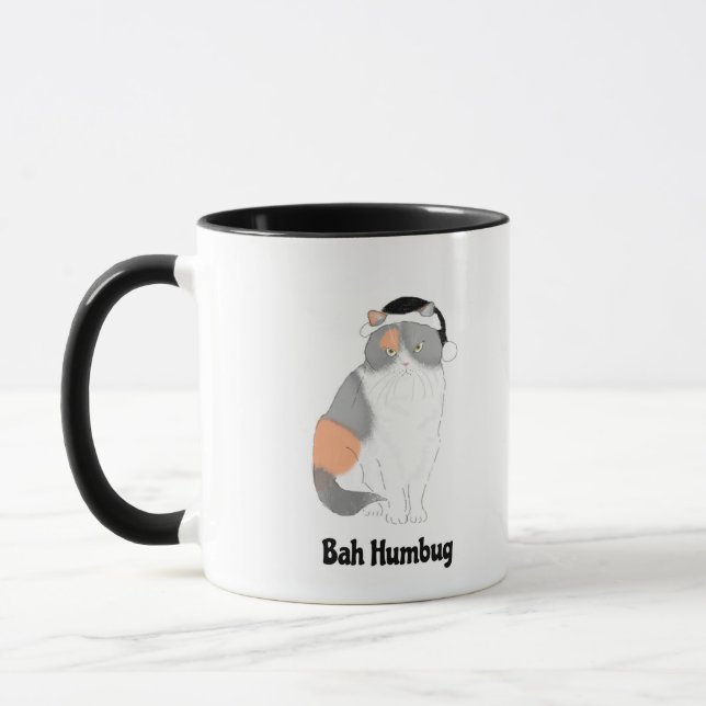 Taza Grumpy Katie bah hubbug Navidad mug (Izquierda)