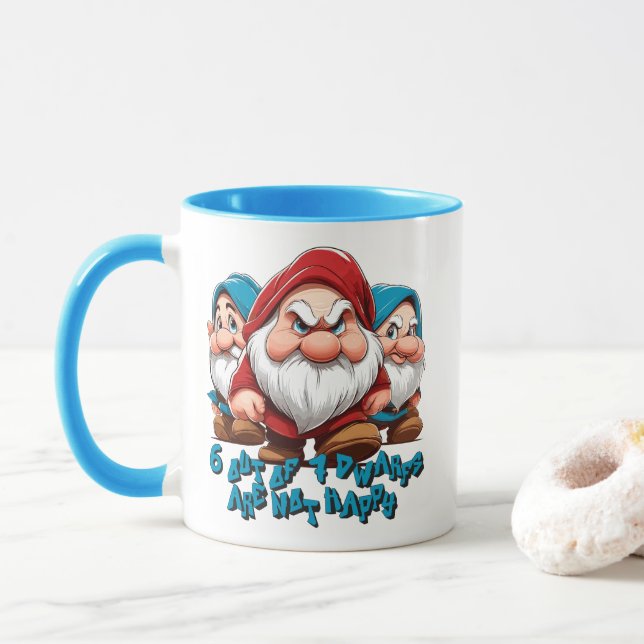 Taza Grumpy y amigos (Con donut)