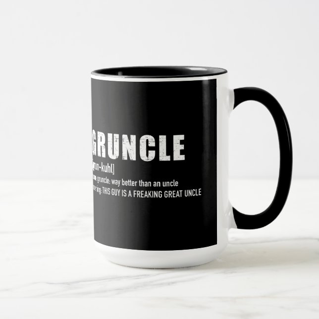 Taza Gruncle for great uncle (Derecha)