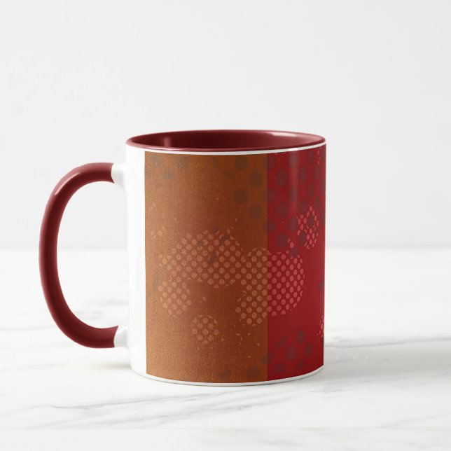Taza Grunge de árbol abstracto (Izquierda)