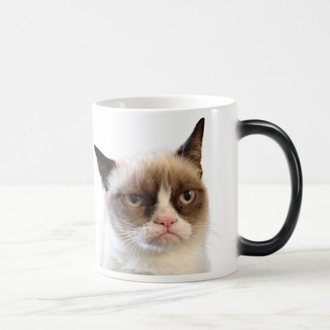 Taza gruñona original del gato (Derecha)