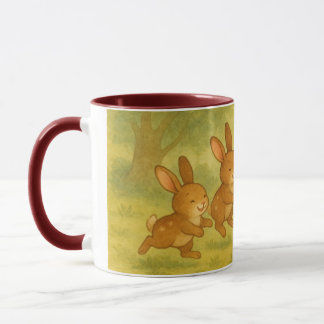 Taza grupo de conejos