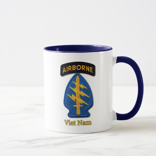 Taza Grupo de Fuerzas Especiales Berets Verdes SFG SF L (Derecha)
