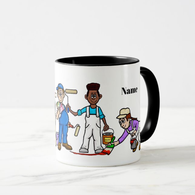 Taza Grupo de pintores profesionales Mug (Anverso derecho)
