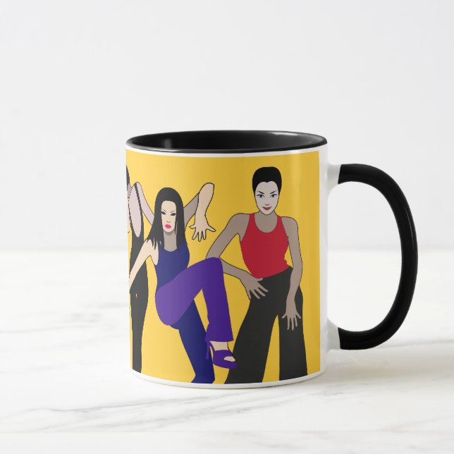 Taza Grupo del baile (Derecha)