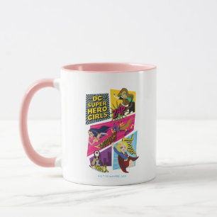 Taza Grupos de acción de Chicas Super Hero de DC