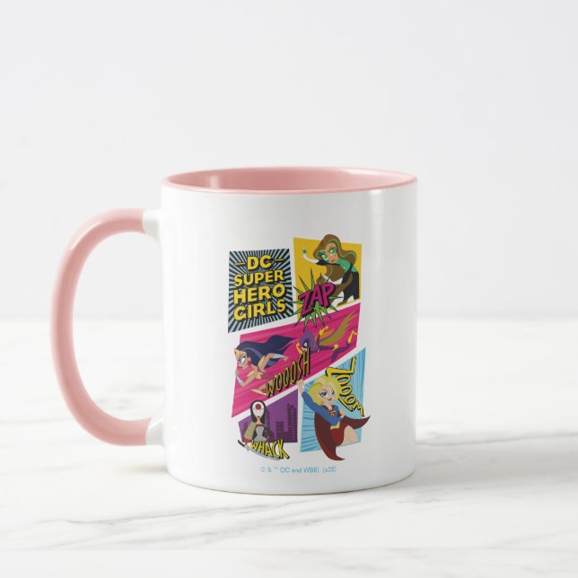 Taza Grupos de acción de Chicas Super Hero de DC (Izquierda)